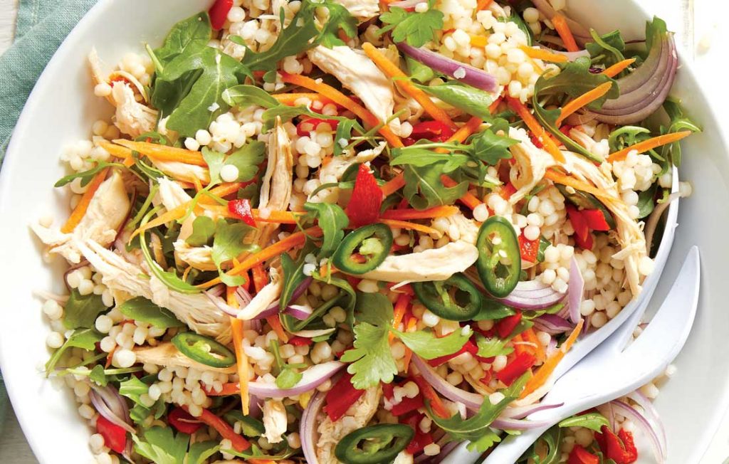 Chicken and pistachio couscous salad Chicken and pistachio couscous salad