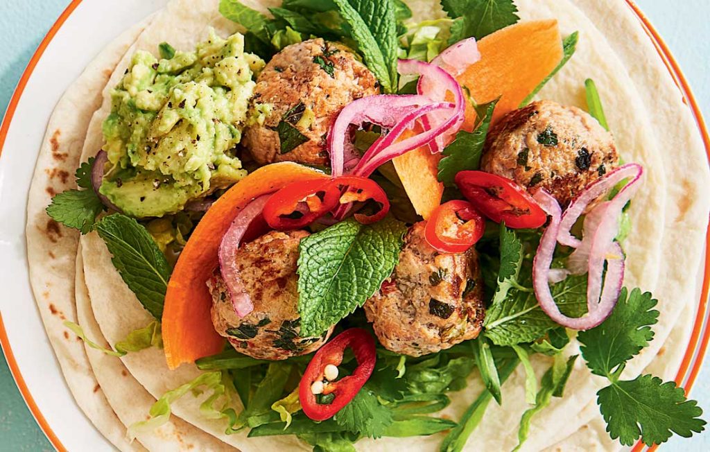 Pork banh mi tacos Pork banh mi tacos