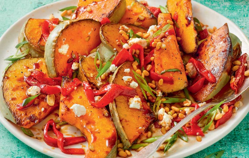 Roast pumpkin and feta salad Roast pumpkin and feta salad