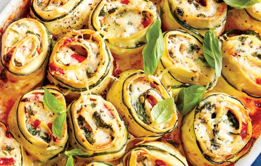 Chicken, zucchini and ricotta rotolo Chicken, zucchini and ricotta rotolo