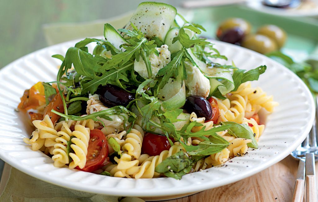 Warm caprese pasta Warm caprese pasta