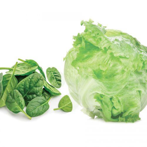 Which is healthier: baby spinach or iceberg lettuce?