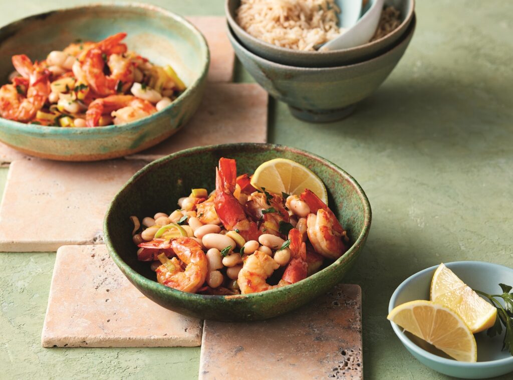 Lemon prawns Lemon prawns