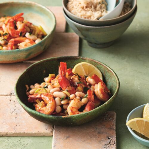 Lemon prawns