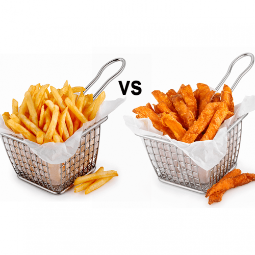 Which are healthier: oven chips or sweet potato wedges?
