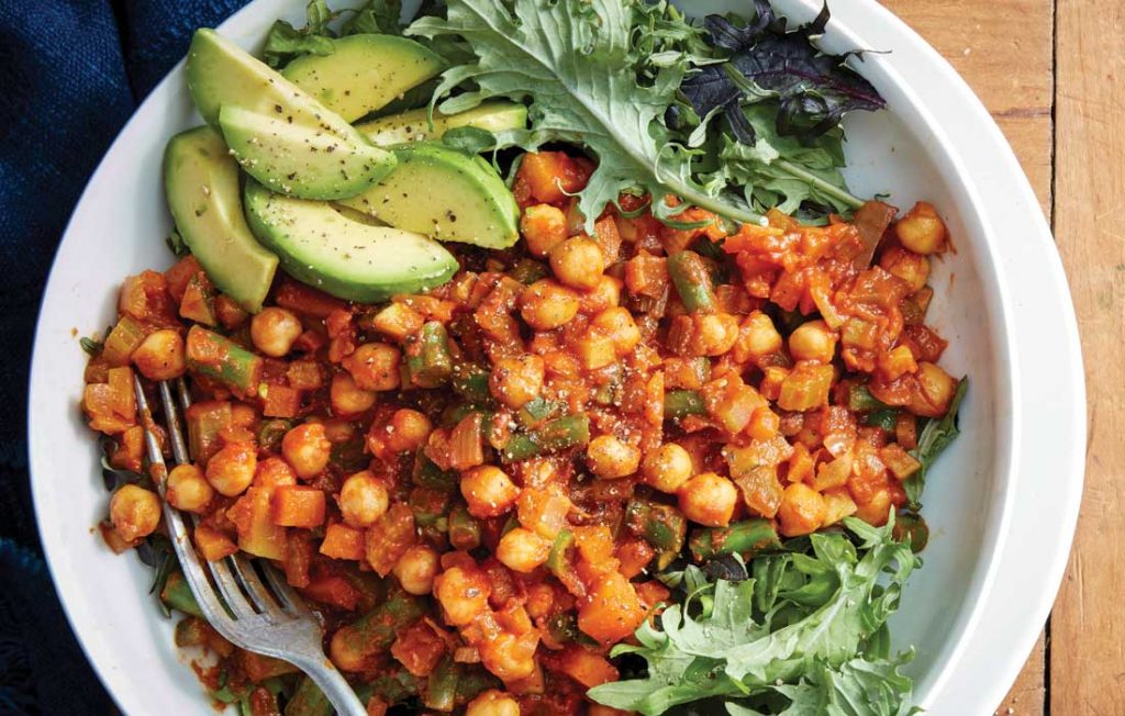 Chickpea vegie bowls Chickpea vegie bowls