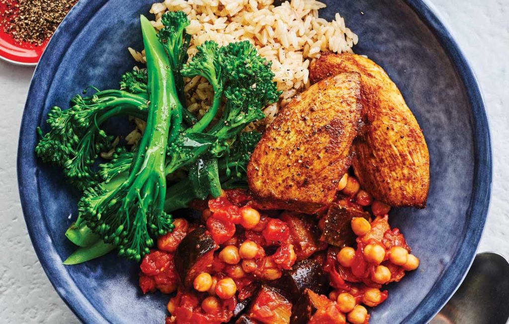 Moroccan chicken and chickpeas Moroccan chicken and chickpeas