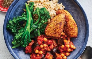 Moroccan chicken and chickpeas