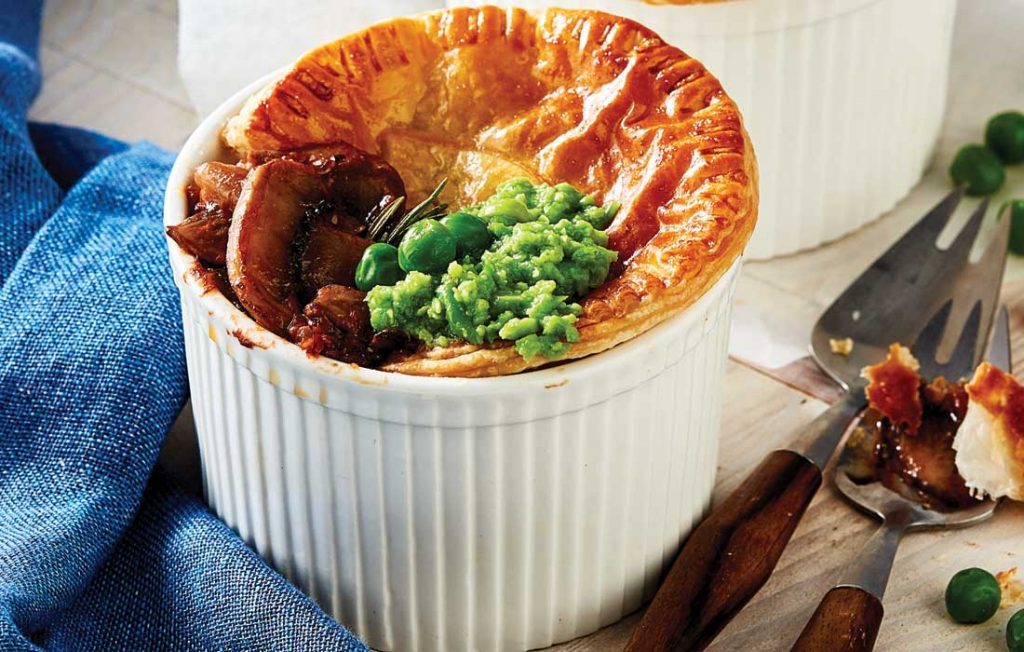 Mushroom and rosemary pot pies Mushroom and rosemary pot pies