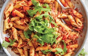 Quick lentil pasta