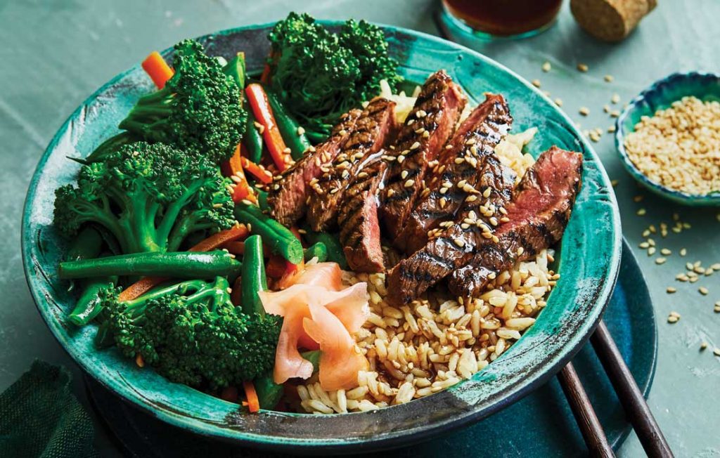 Teriyaki beef rice bowl Teriyaki beef rice bowl
