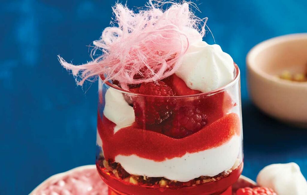 Layered berry trifle Layered berry trifle