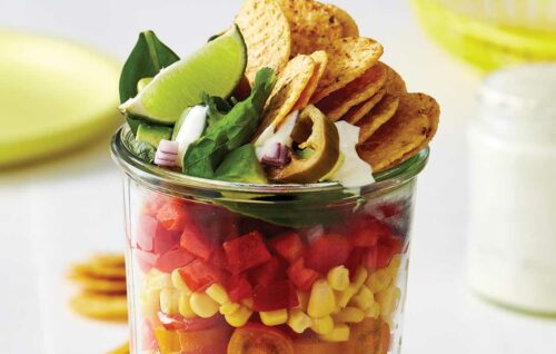 Mexi-style pasta salad