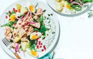 Creamy tuna potato salad