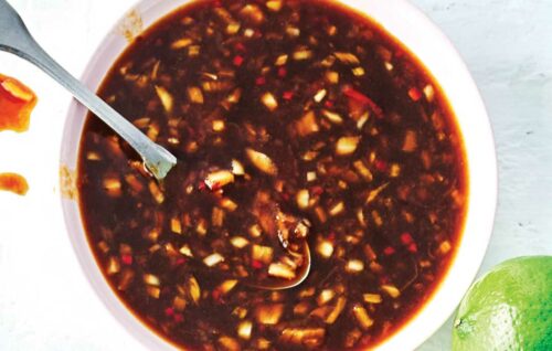Sticky honey soy marinade