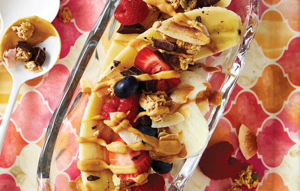 Banana split sundae Banana split sundae