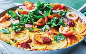 Spanish-style tortilla