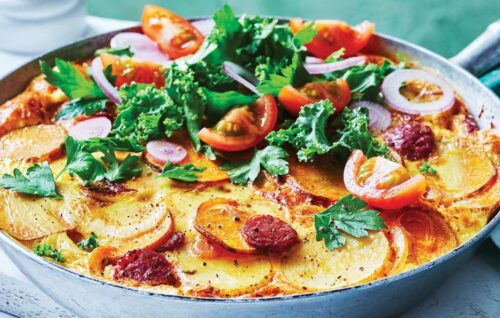 Spanish-style tortilla