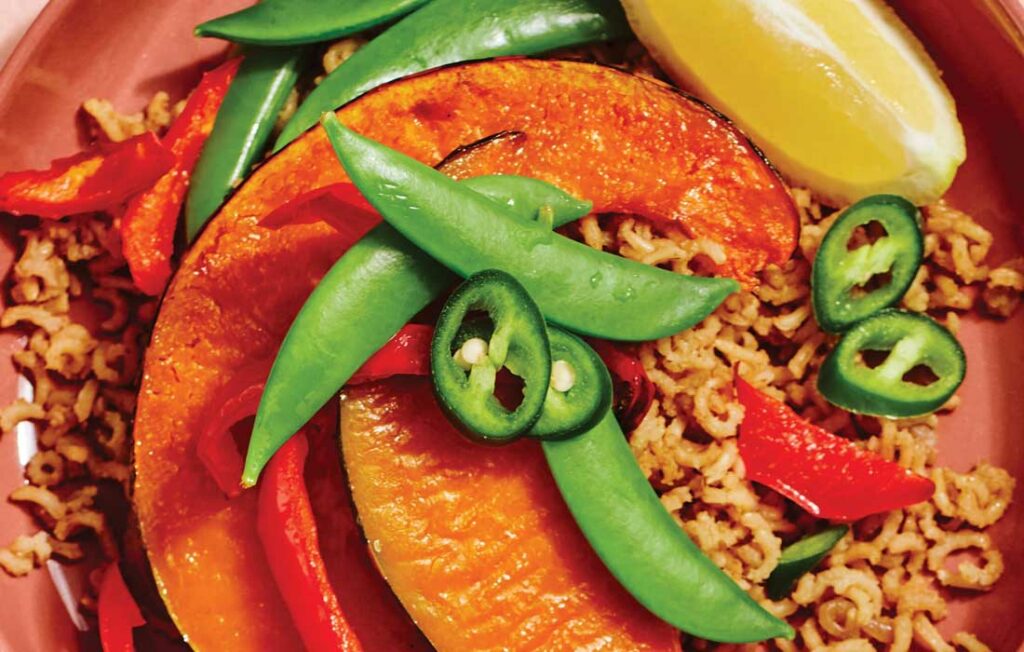 Roast pumpkin pilaf Roast pumpkin pilaf