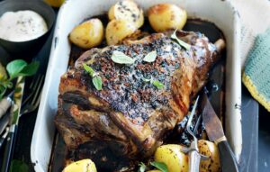 Slow-cooked Sunday lunch