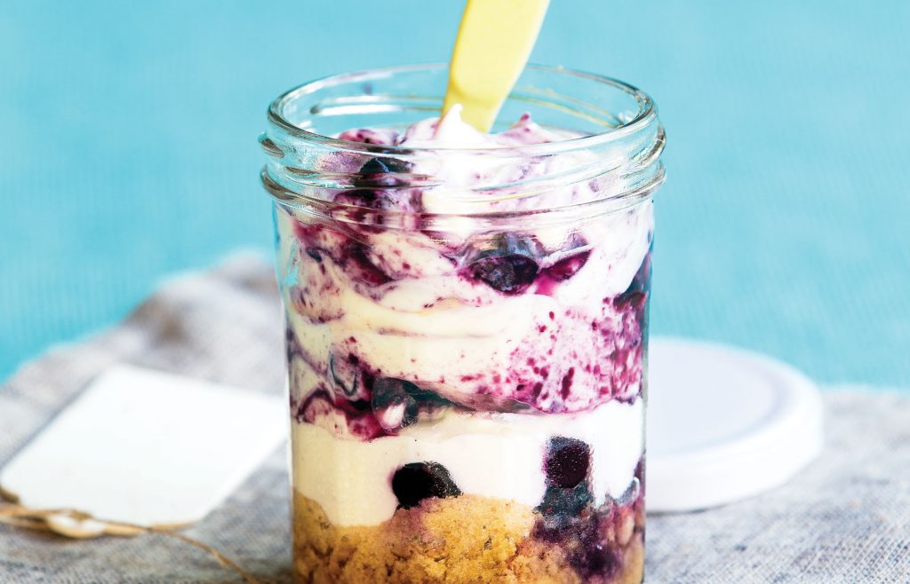 Blueberry cheesecake jars Blueberry cheesecake jars