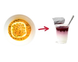 Plain yoghurt with fresh passionfruit instead of flavoured yoghurt Plain yoghurt with fresh passionfruit instead of flavoured yoghurt