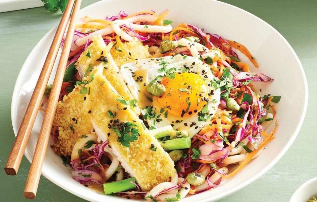 Chicken katsu salad Chicken katsu salad