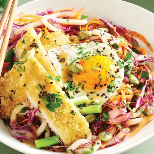 Chicken katsu salad