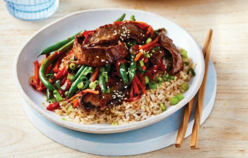 Korean beef stir-fry