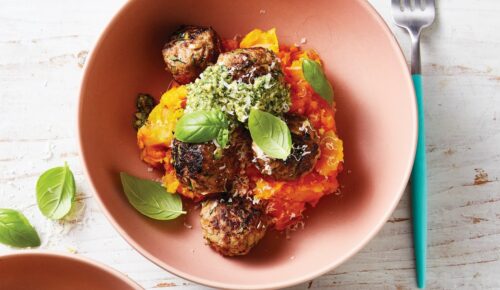 Beef and zucchini meatballs