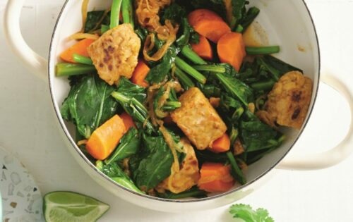 Coconut tempeh curry