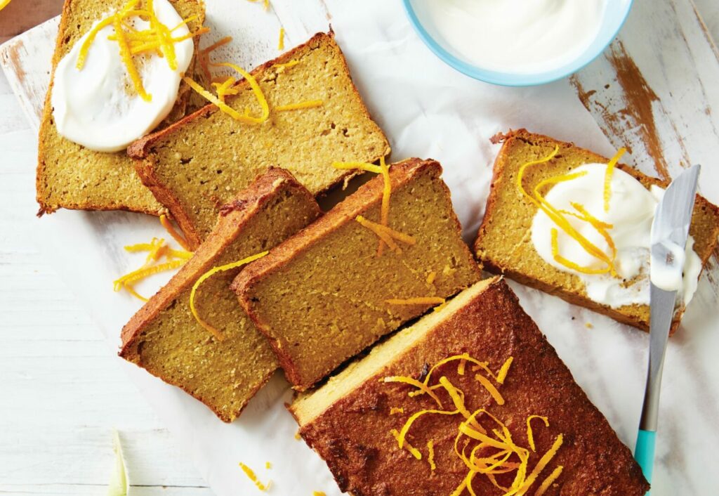 Orange and (sshhhh!) cauliflower loaf Orange and cauliflower loaf recipe