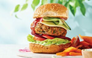 The ultimate burger and wedges
