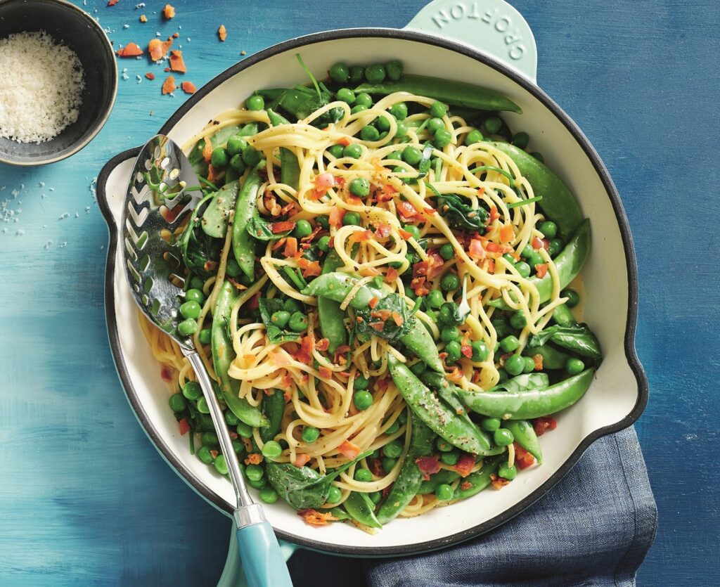 Vegetable carbonara Vegetable carbonara