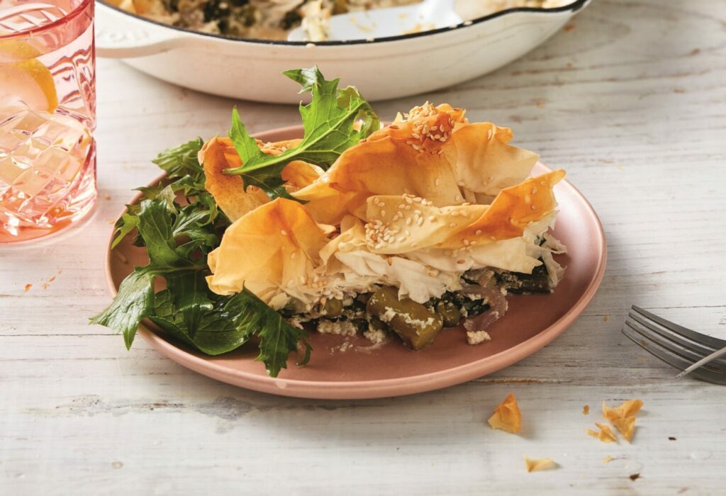 Green skillet pie Green skillet pie