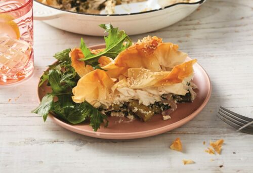 Green skillet pie