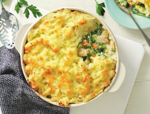 Creamy fish pie