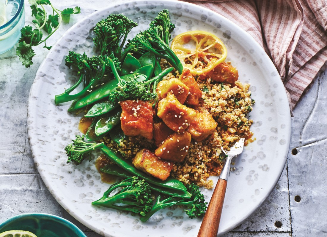 Healthy Chinese lemon chicken