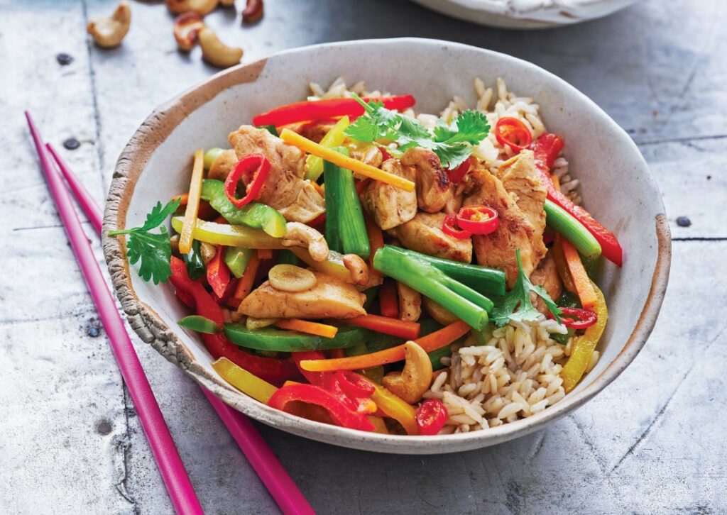 Thai cashew chicken Thai cashew chicken