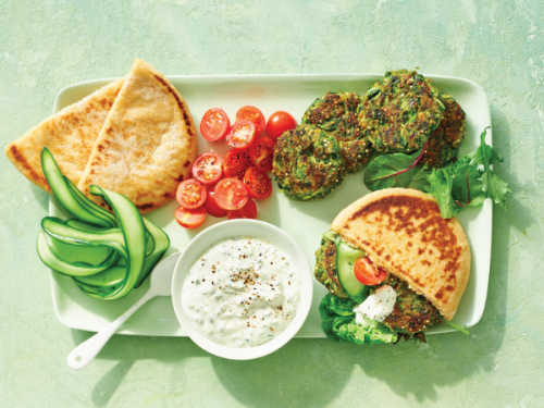 Zucchini and quinoa patties