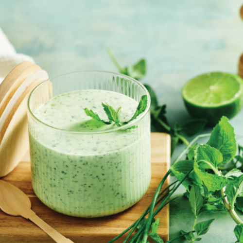 Green goodness buttermilk dressing