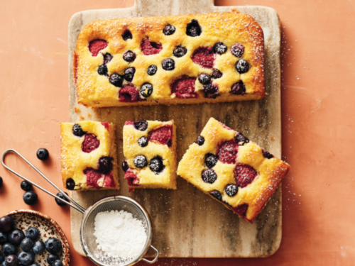 Mixed berry cake