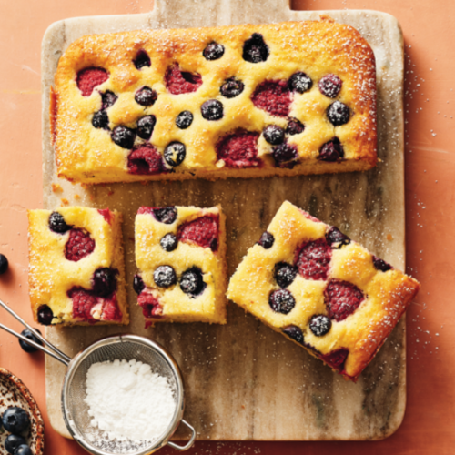 Mixed berry cake