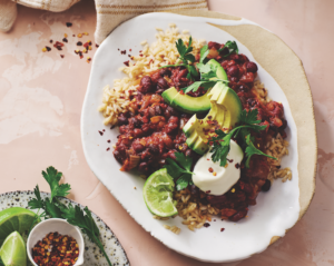 Vegan bean chilli