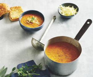 Peppery tomato soup