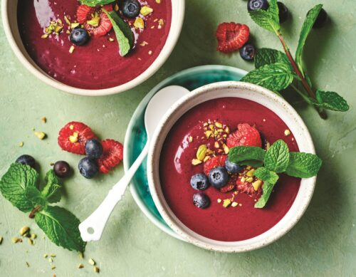 Red velvet smoothie bowl