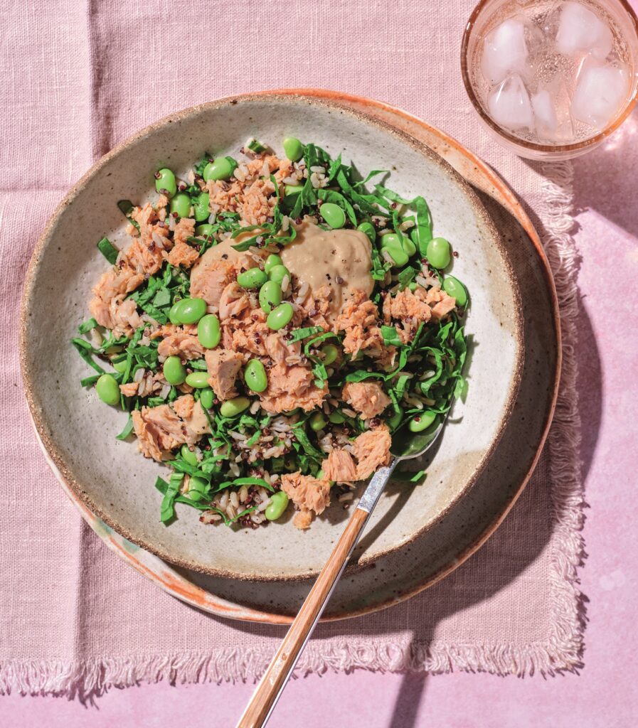 Bean, tuna and hummus bowl Bean tuna and hummus bowl