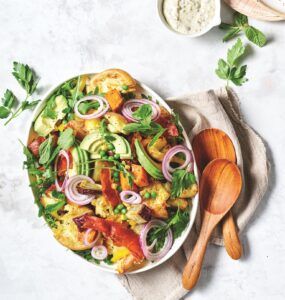 Crispy potato salad