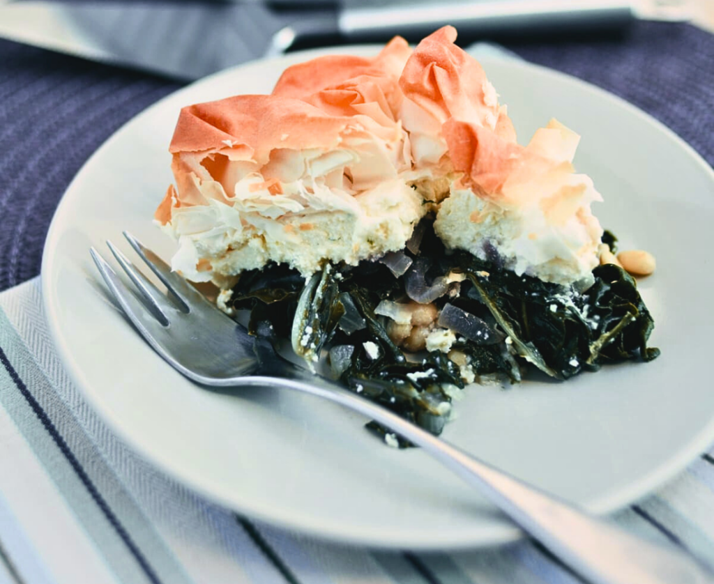 Silverbeet and feta pie Silverbeet and feta pie