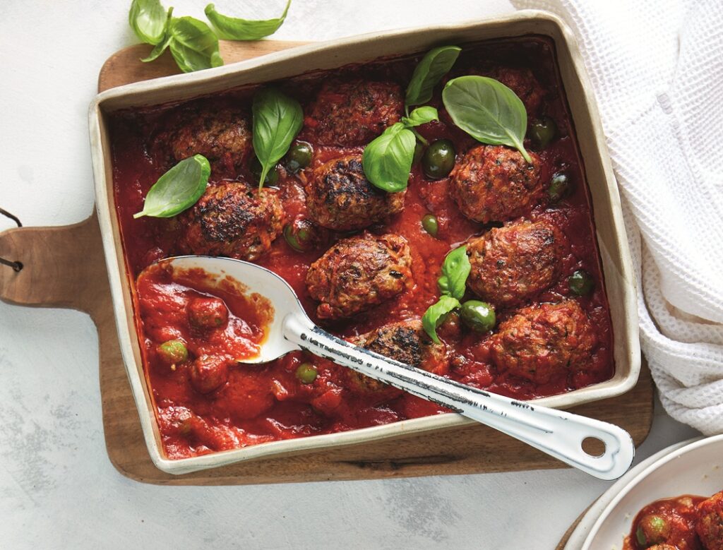 Baked Lamb Meatballs